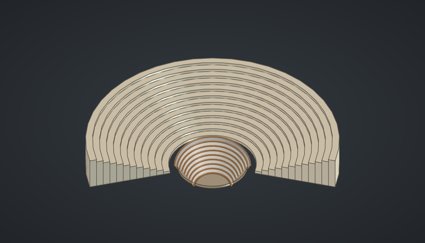 Stepped amphitheatre