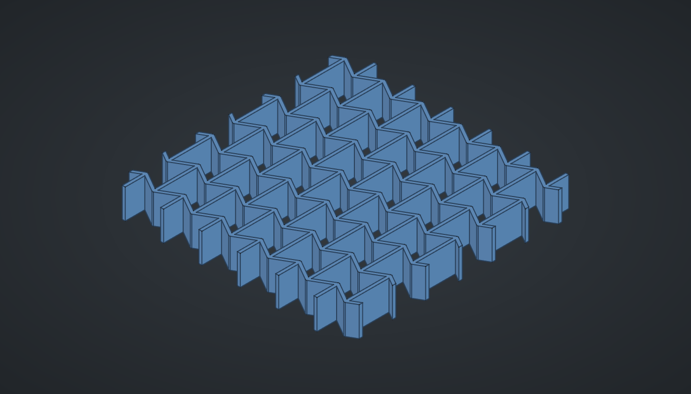 Auxetic lattice