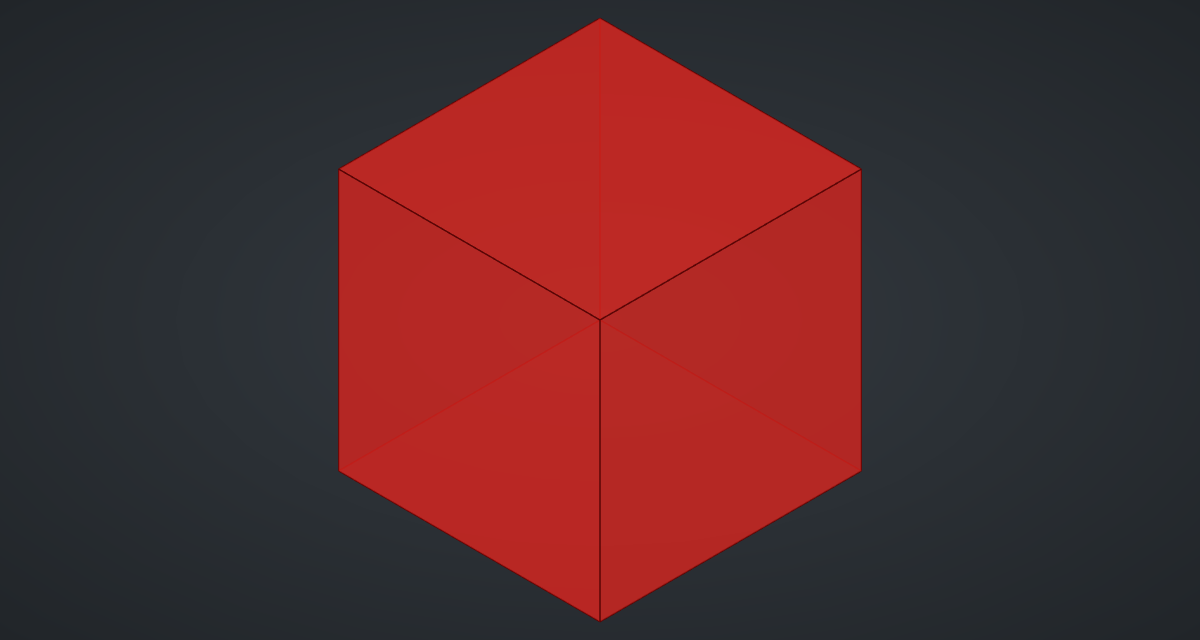 The box previewed in red in FreeCAD’s 3D view