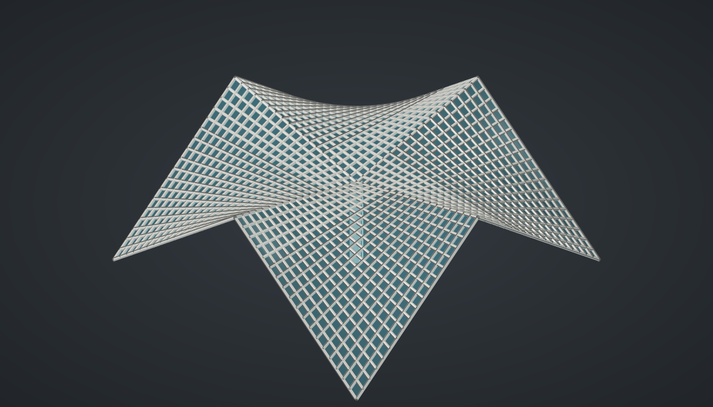 Hypar umbrella