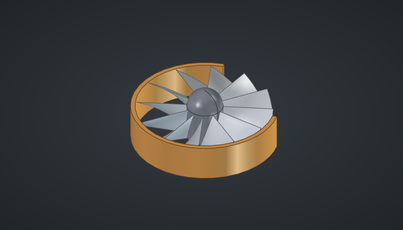 Impeller with tip clearance