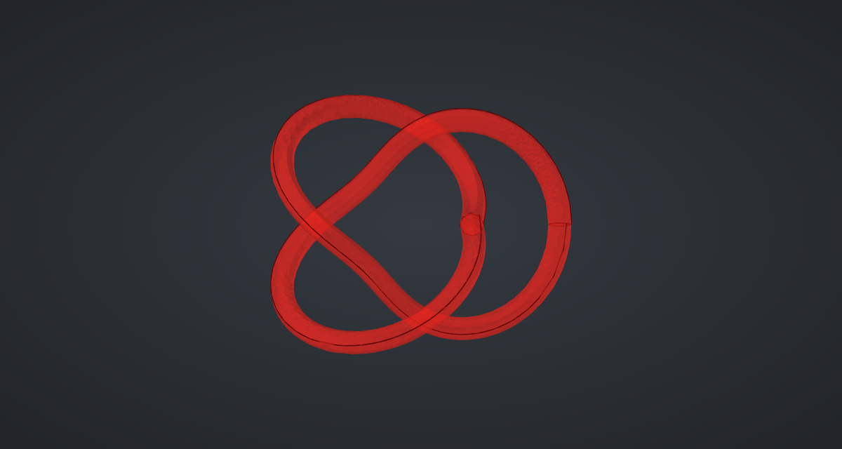 The red preview of the torus knot