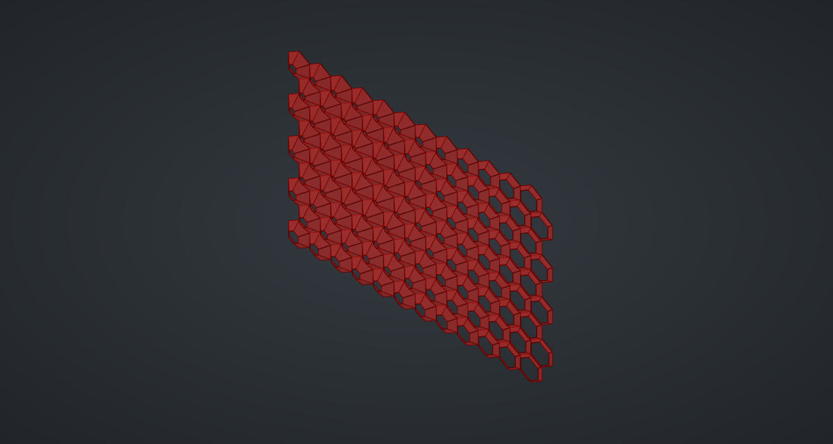 The red preview of the mashrabiya