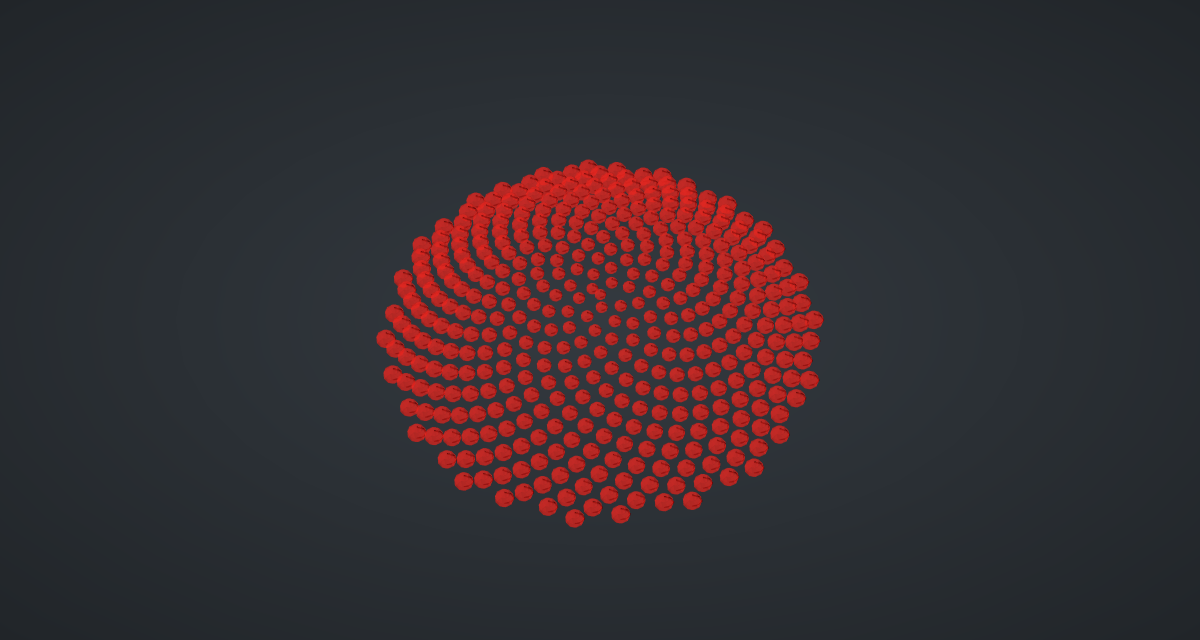 The red preview of the sunflower