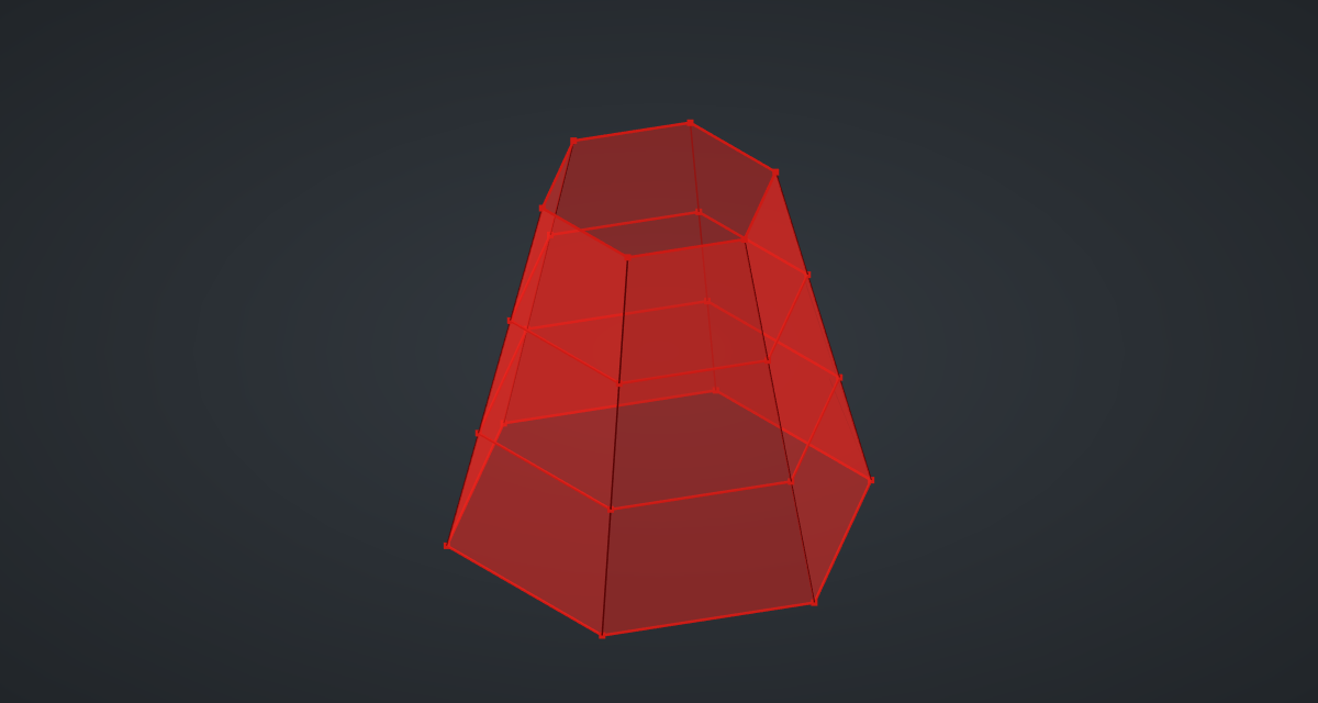 A loft through four polygonal rings