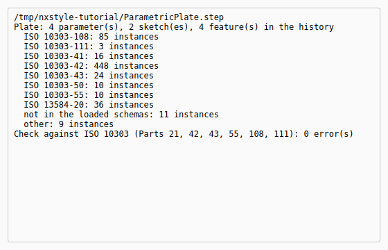What went into the STEP file