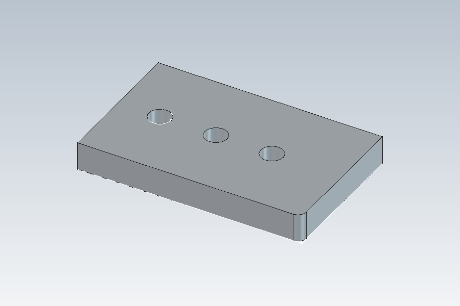 A STEP import rebuilt as editable FreeCAD features with a Parameters spreadsheet