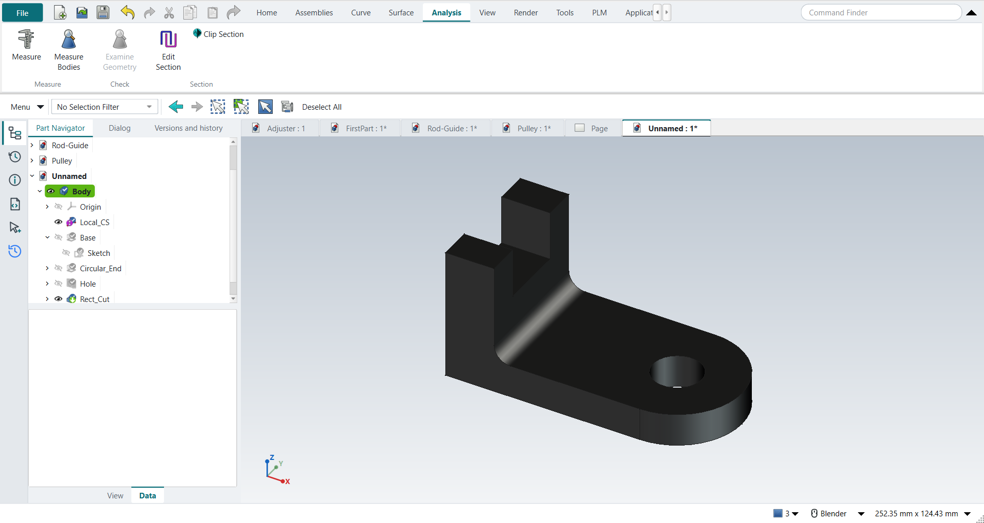 The Saddle Bracket after the design changes
