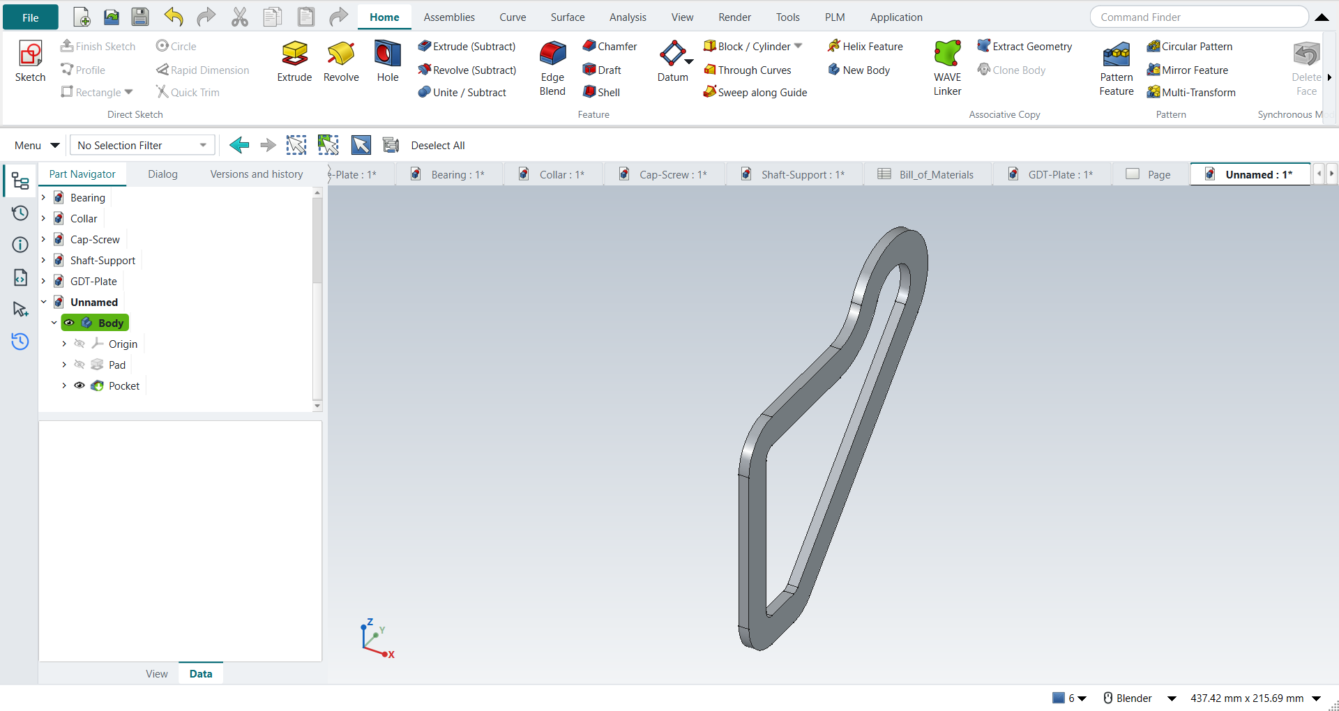 The Gasket at 150 mm height