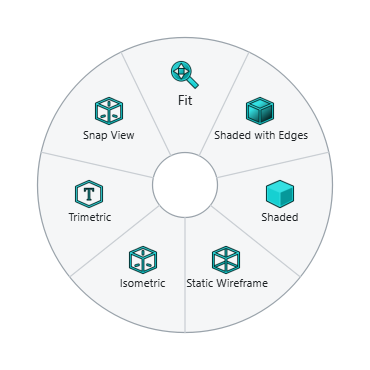 Radial menu with Fit